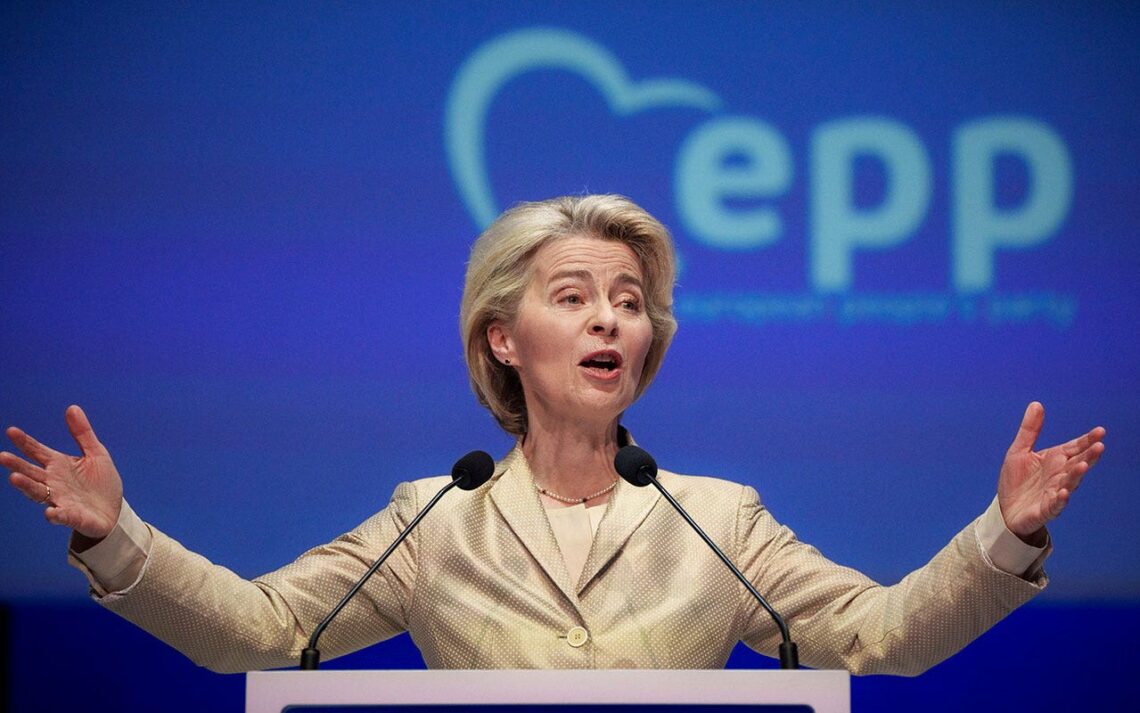Ursula von der Leyen endorsed by EU’s largest party in bid for second term