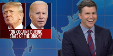 Colin Jost Hits Trump With Wicked Observation Over His Biden ‘Cocaine’ Talk