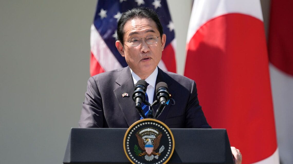 Japanese PM Kishida To Address Congress To Discuss Asia-Pacific Tension Japanese PM Kishida To Address Congress To Discuss Asia-pacific Tension
