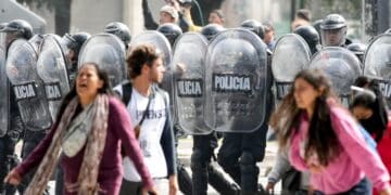 Police crack down on leftist anti-Milei protests in Argentina