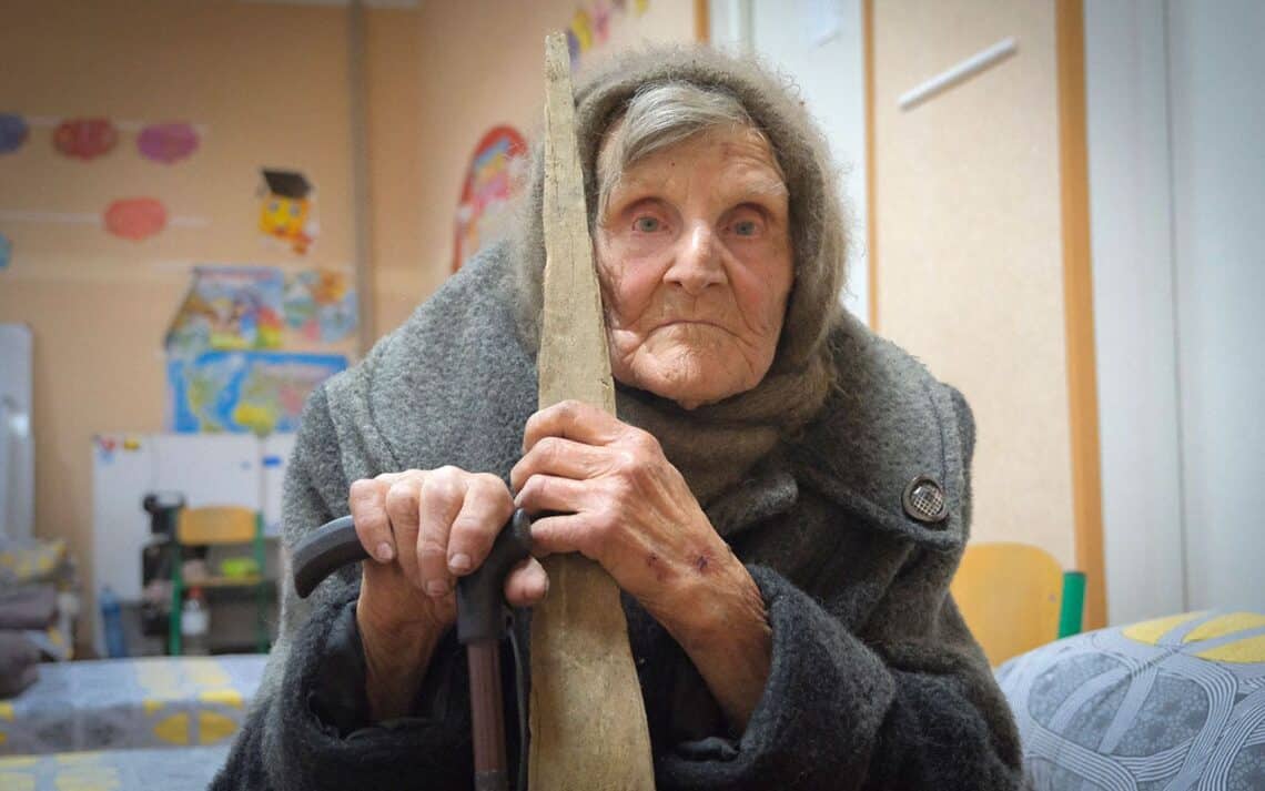 98-year-old in Ukraine escapes Russian troops by walking for miles