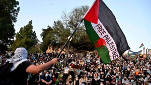 Israel’s president releases blistering statement on US university encampments