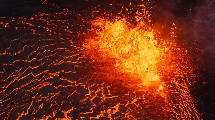 Lava Continues Flowing From Iceland Volcano After Eruption