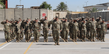 Memorial Day ceremony in Baghdad honors US soldiers killed in drone attack