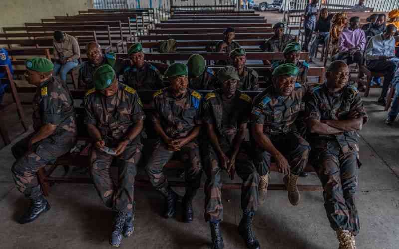 A Military Court Sentences 8 Congolese Army Soldiers To Death For Cowardice, Other Crimes