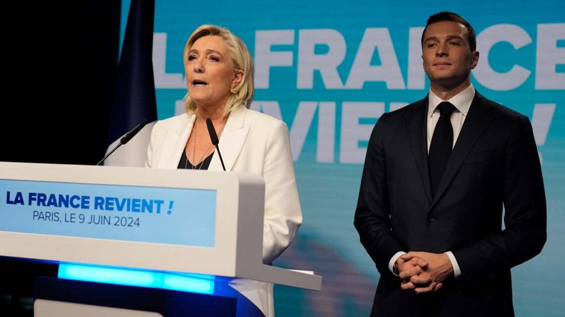 French far right seeks alliance after stunning EU Parliament wins French far right seeks alliance after stunning EU Parliament wins