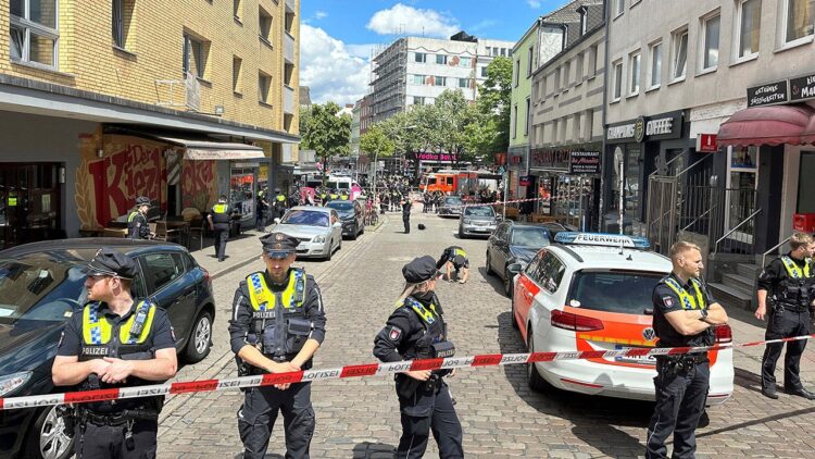 German police shoot ax-wielding man with ‘incendiary device’ threatening fans near Euro 2024 soccer match