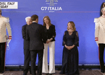 Italian PM Meloni gives France’s Macron ‘death stare’ after clash over G-7 statement