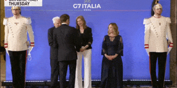 Italian PM Meloni gives France’s Macron ‘death stare’ after clash over G-7 statement