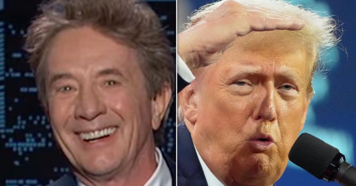 Martin Short Jabs At Trump’s ‘Tiny’ Sore Spot In ‘Kimmel’ Opener