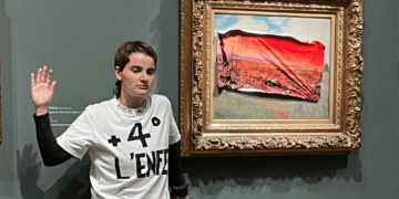 Radical climate activist vandalizes famous painting in Paris
