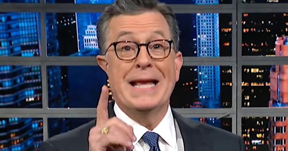 Stephen Colbert Spots Embarrassing Mistake By Pro-Trump Group