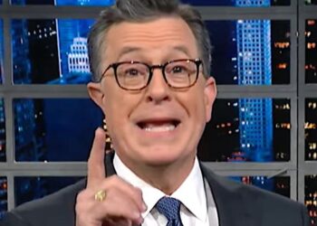 Stephen Colbert Spots Embarrassing Mistake By Pro-Trump Group