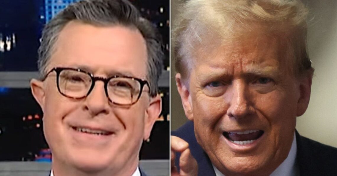 Stephen Colbert Spots Ominous Campaign Warning Sign For Trump