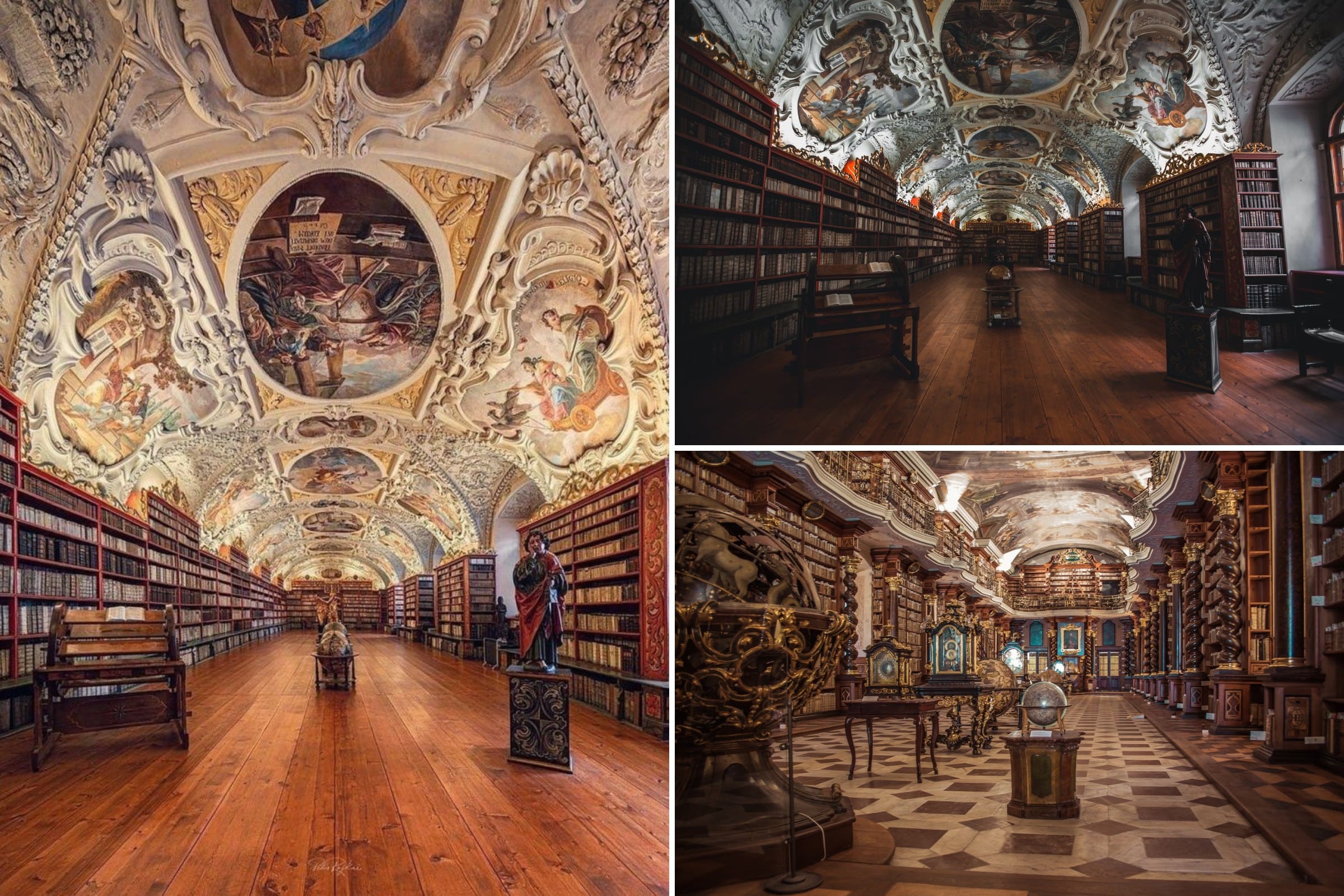 Inside 9 Most Beautiful Libraries In The World - Strahov Monastery Library