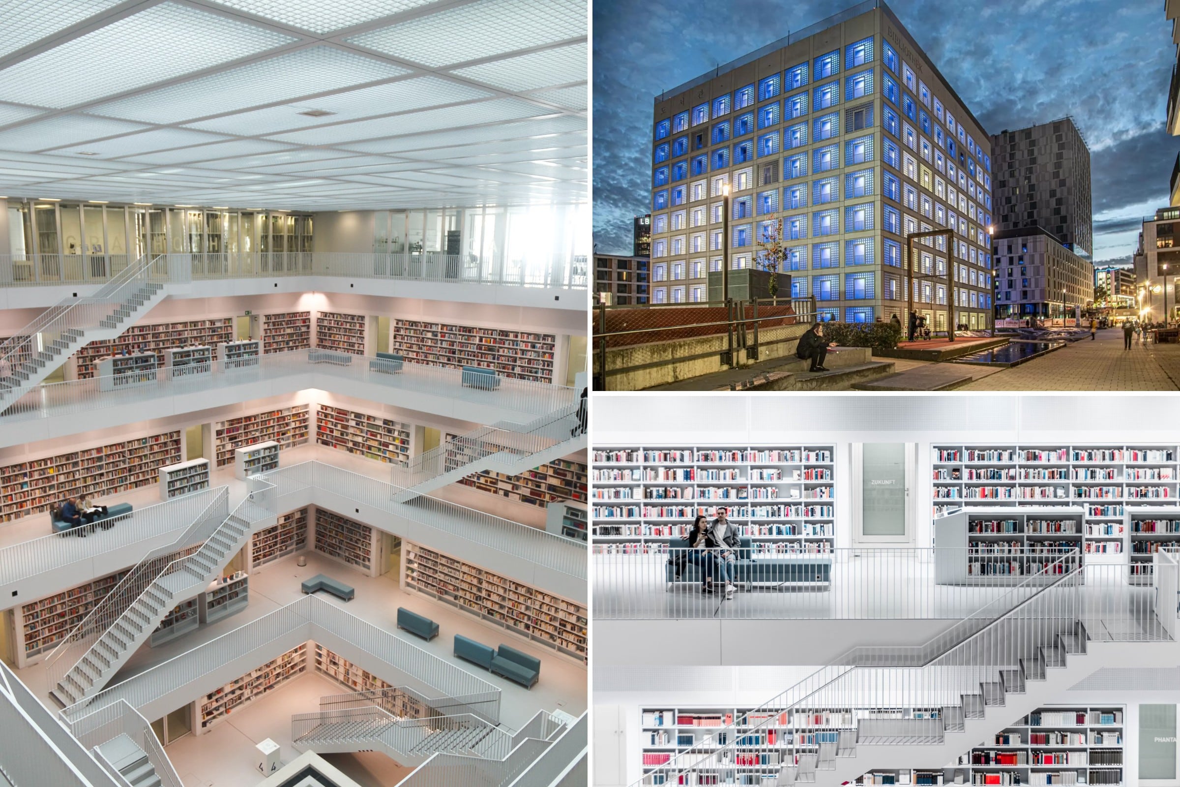 Inside 9 Most Beautiful Libraries In The World - Stuttgart City Library