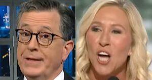 Colbert Nails ‘Chilling’ Part Of Marjorie Taylor Greene Speech