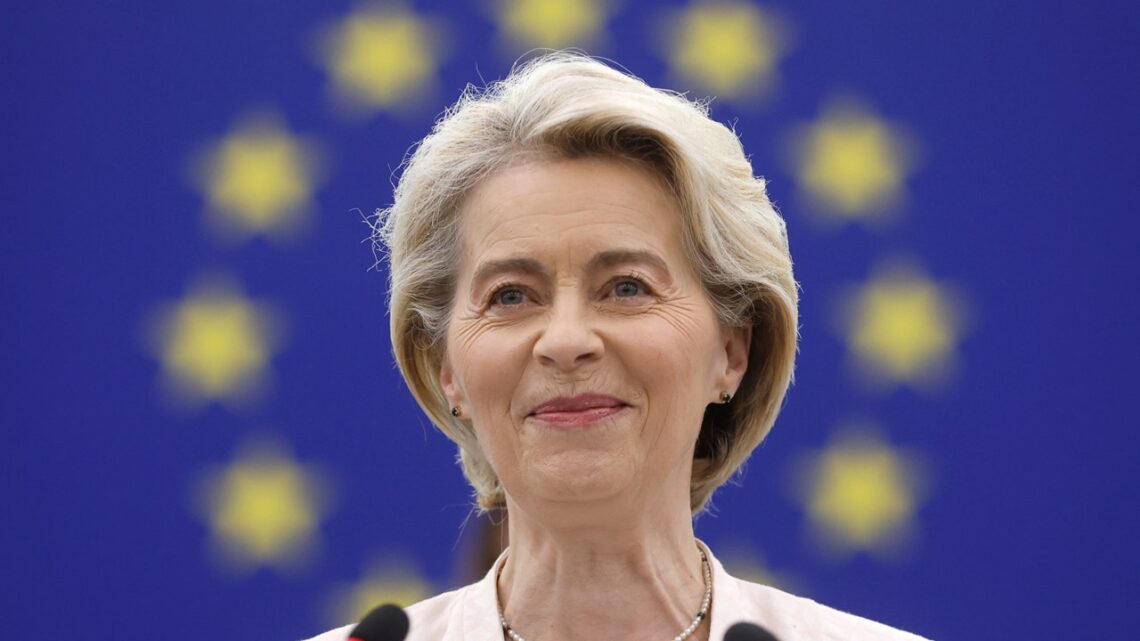 European Commission President Ursula Von Der Leyen Makes Final Bid For Second Term Before Vote