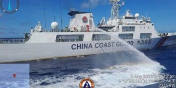Philippine forces sail to hotly disputed shoal without incident for first time since deal with China