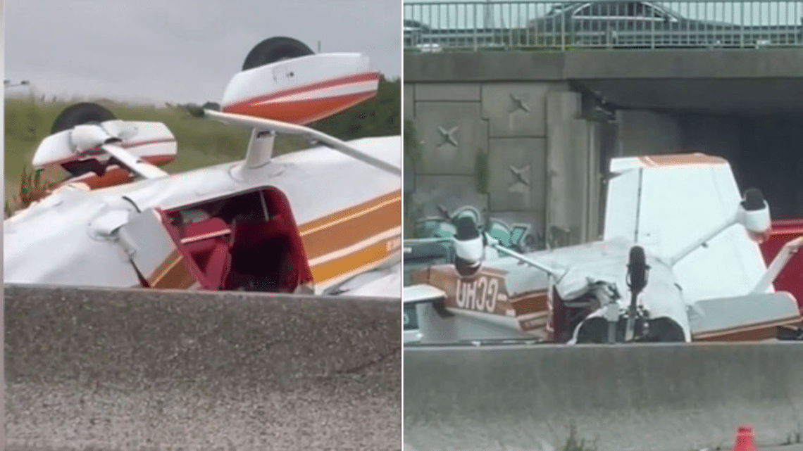 Three dead after tourist plane crashes on French highway: video