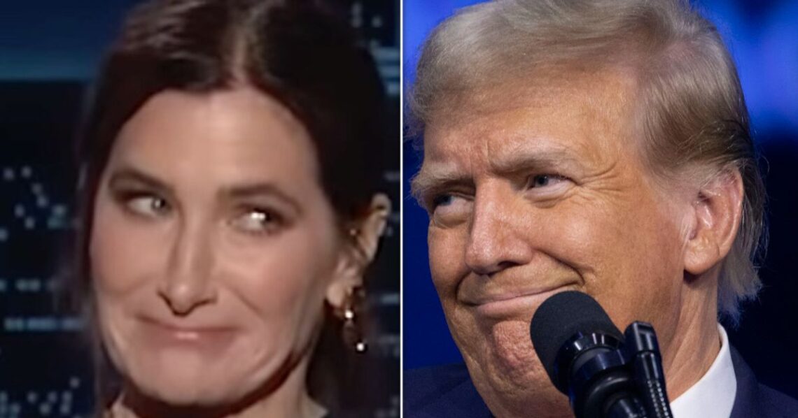 ‘Kimmel’ Guest Host Kathryn Hahn Has X-Rated Comeback To Trump