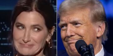 ‘Kimmel’ Guest Host Kathryn Hahn Has X-Rated Comeback To Trump