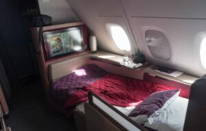 Qatar Airways First Class A380 Experience: Seats, Lounge, Food