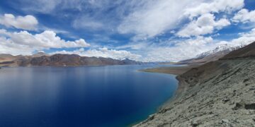Pangong Tso lake in eastern Ladakh