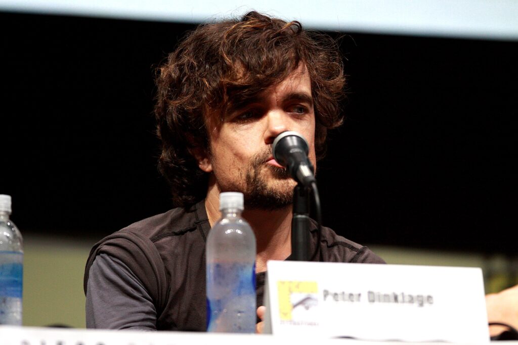 The Second Angle Magazine Peter Dinklage speaking at a San Diego Comic-Con panel