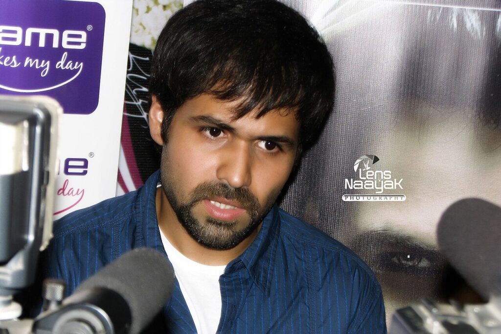 Hindi film actor Emraan Hashmi at a public event in Mumbai