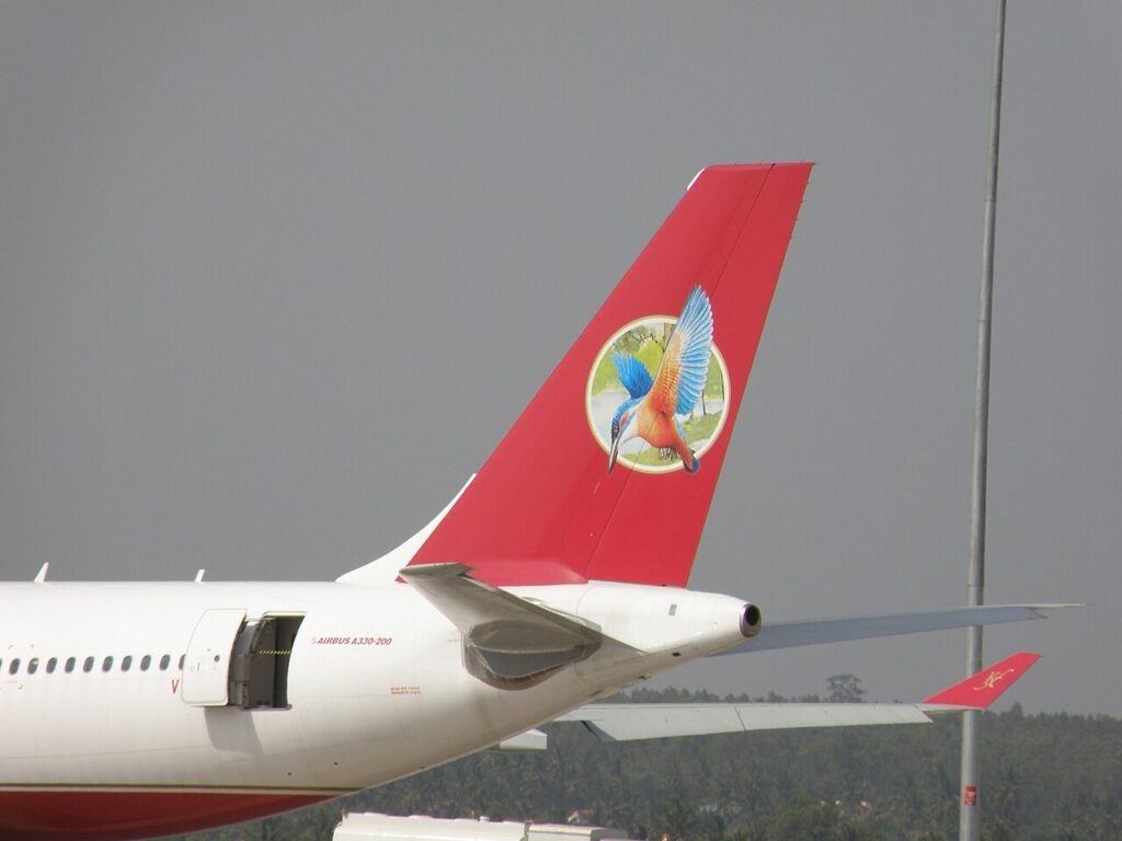 A Kingfisher Airlines aircraft; the airline's collapse is covered in Bad Boy Billionaires: India