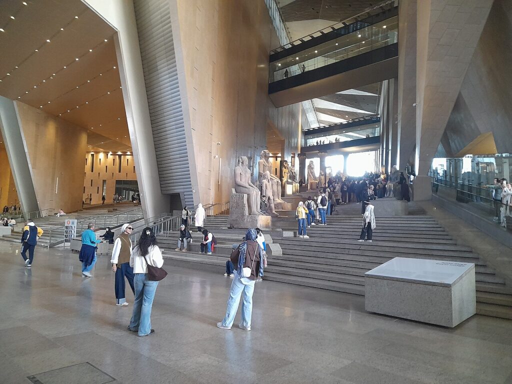 8 Fascinating Museums In Egypt To Visit In 2026: A Full Guide The Grand Egyptian Museum building near the Giza pyramids in Egypt