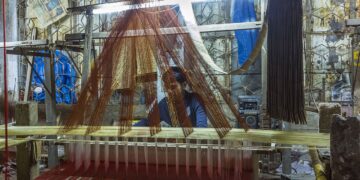 Handloom weaving, one of India's GI-tagged crafts