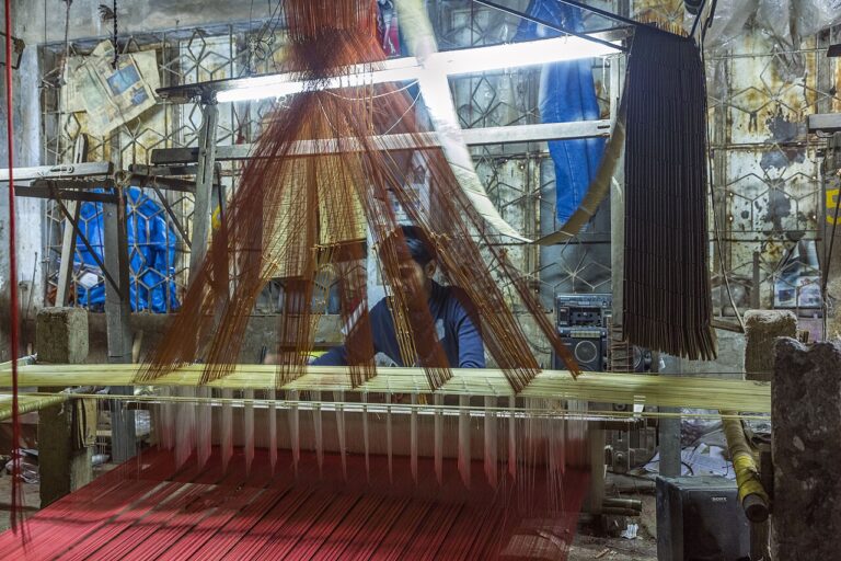 Handloom weaving, one of India's GI-tagged crafts