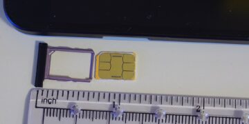 Smartphone showing mobile network settings used to add an eSIM in India