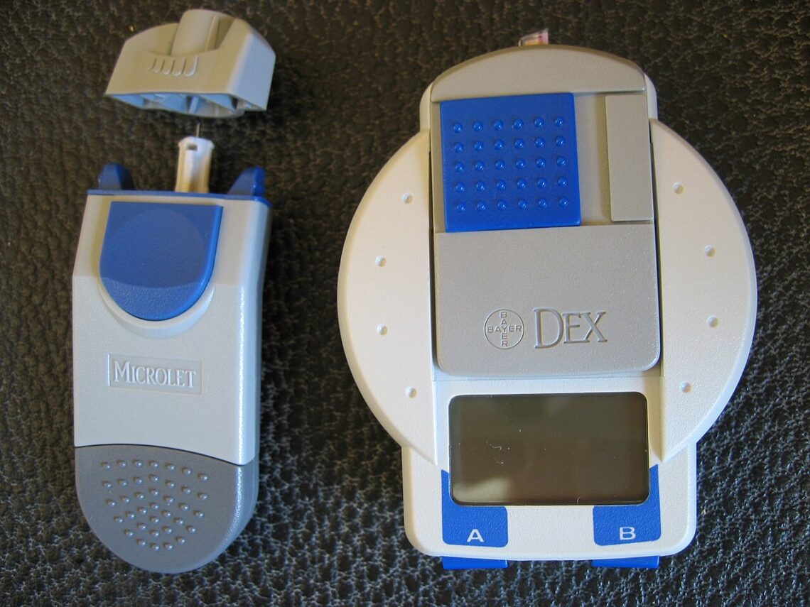 Prediabetes in India: Blood Sugar Numbers and What to Do Next A glucometer showing a blood sugar reading after a finger-prick test