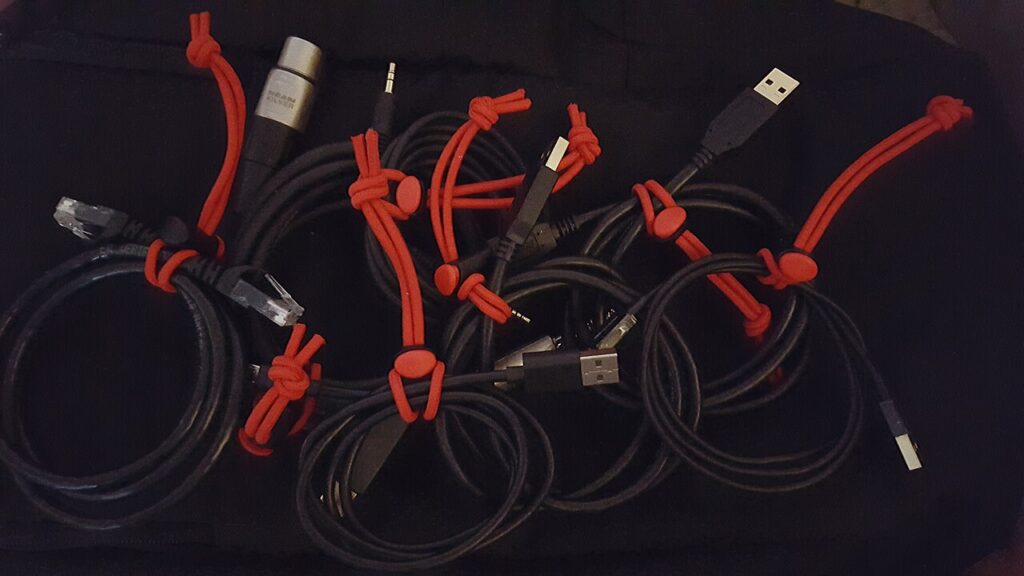 velcro cable organiser ties, one of the useful gadgets for everyday life