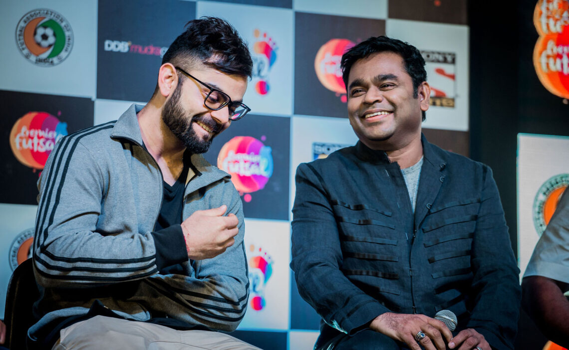 Virat Kohli LinkedIn Debut: What It Says About Athlete-Founders Virat Kohli at a Premier Futsal press meet in 2016